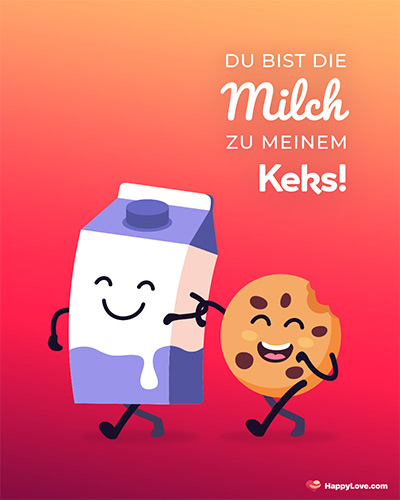 Milch zum Keks