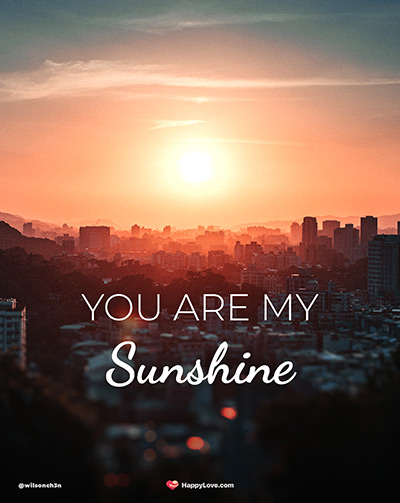 My sunshine